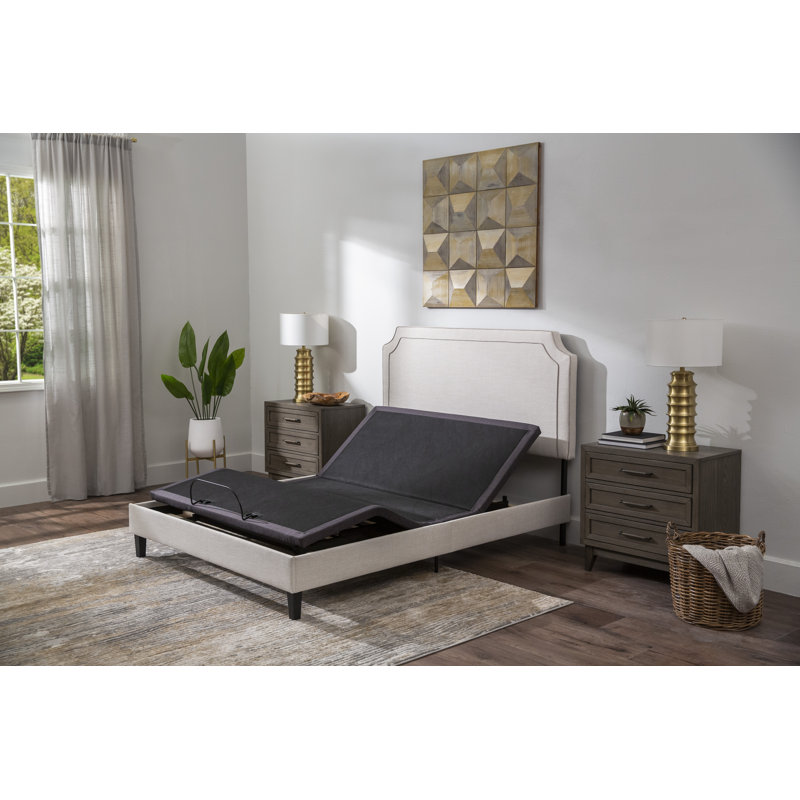 White Noise Zero Gravity Adjustable Bed with Wireless Remote & Reviews Wayfair
